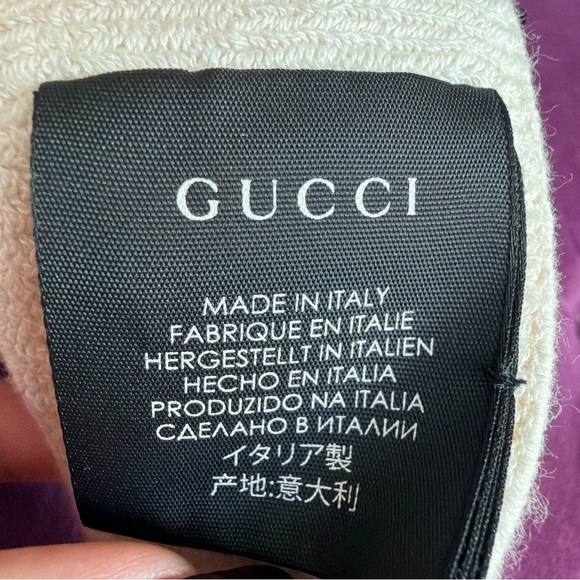 Cucci unisex Yellow vinyl visor headband Logo , runway Small 57cm - Picture 7 of 8